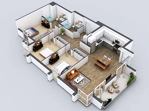 Floor plan C1