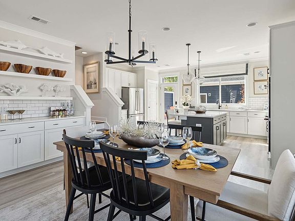 Temporary image of the kitchen and dining area of the Aiden.