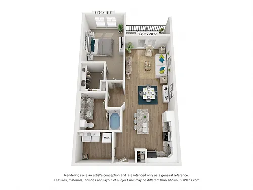 Floor plan Waccamaw