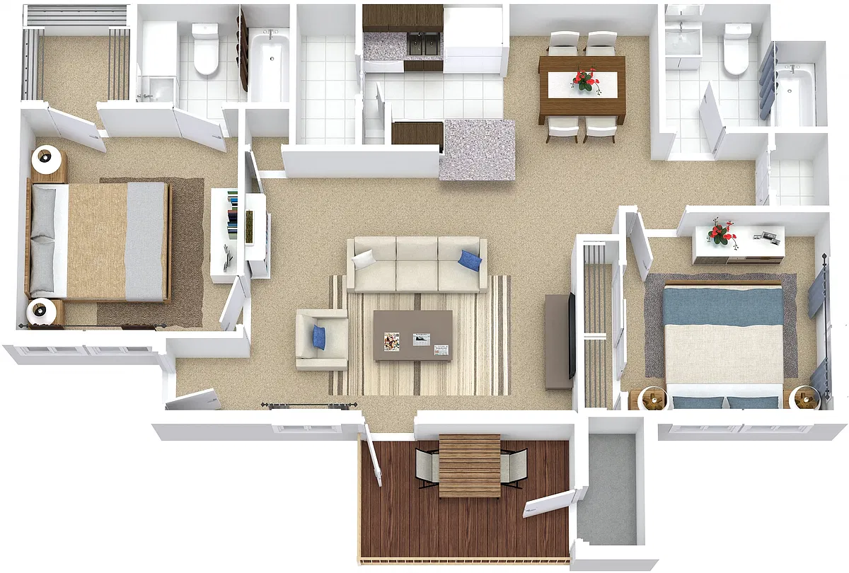Floor plan B1