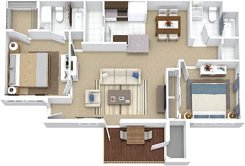 Floor plan B1