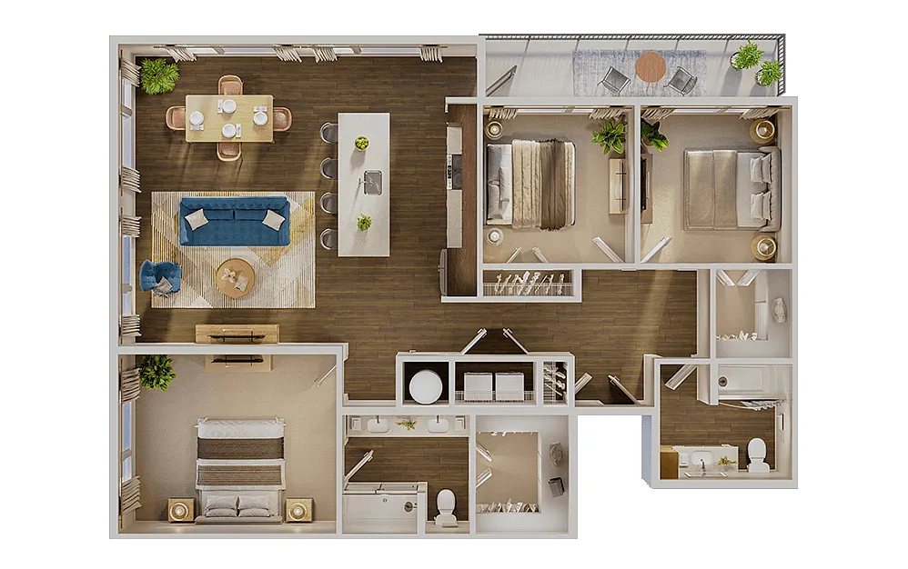 Floor plan C1A