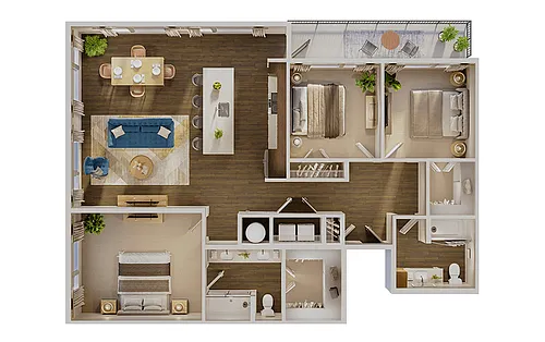 Floor plan C1A