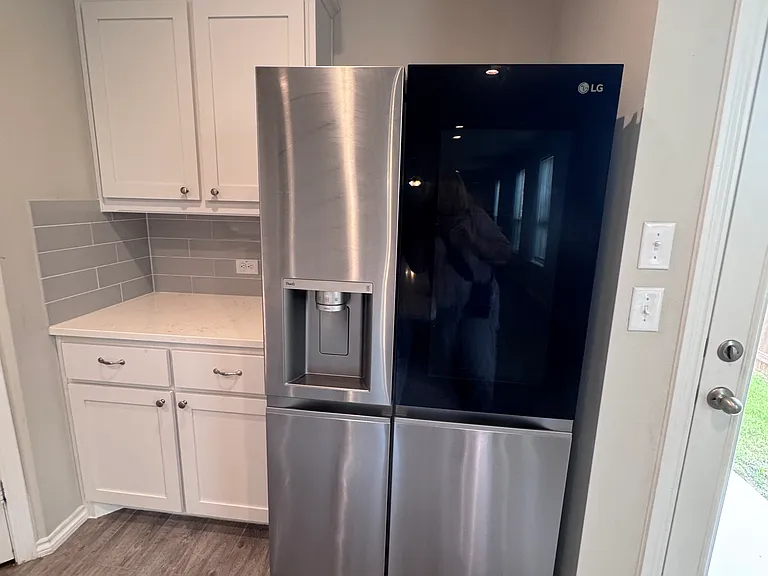 Refrigerator included.
