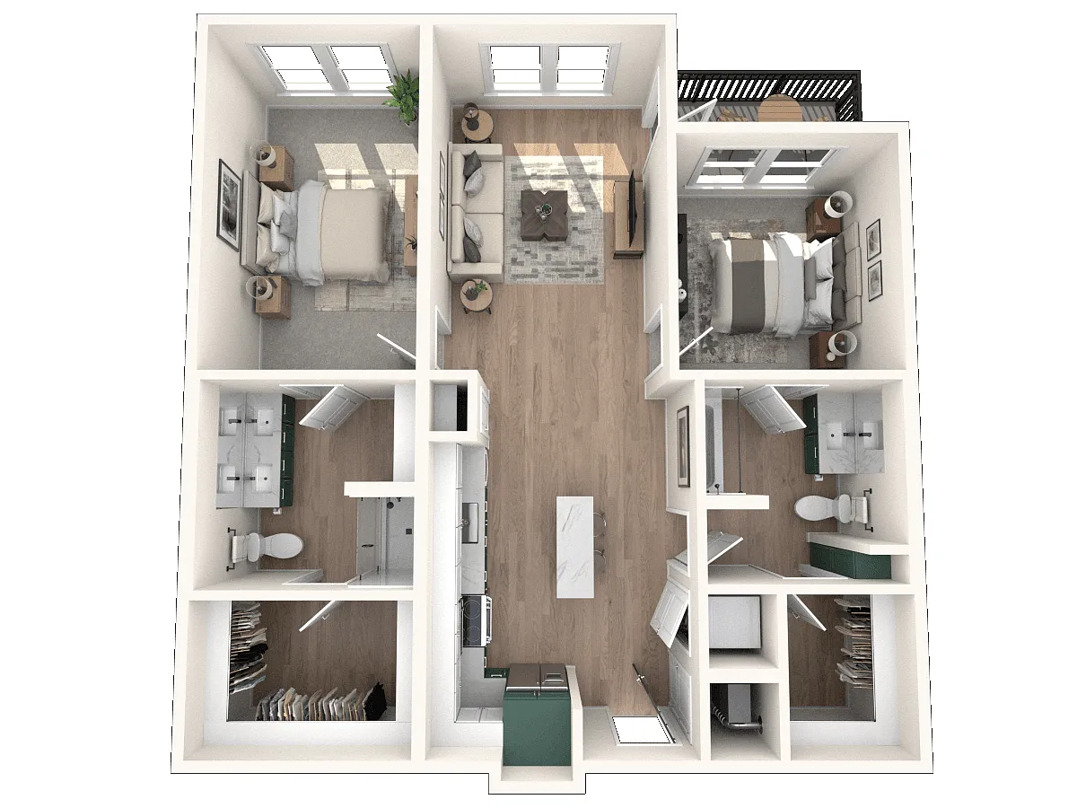 Floor plan B3