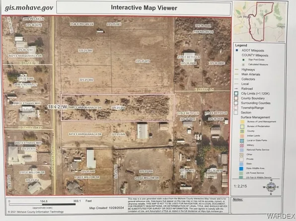 8440 S Harquahala Dr, Mohave Valley, AZ 86440