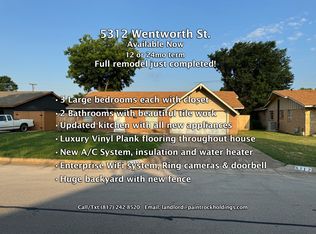 5312 Wentworth St, Fort Worth, TX 76132