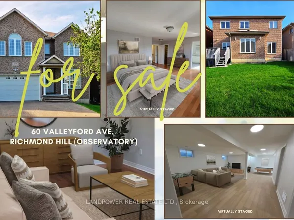 60 Valleyford Ave, Richmond Hill, ON L4C 0R7