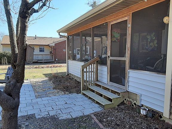 New porch siding & steps