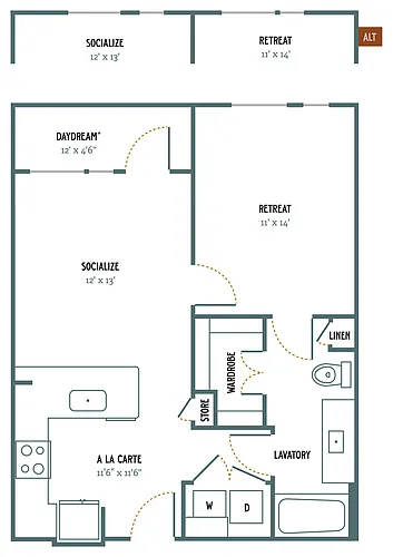 Floor plan A1