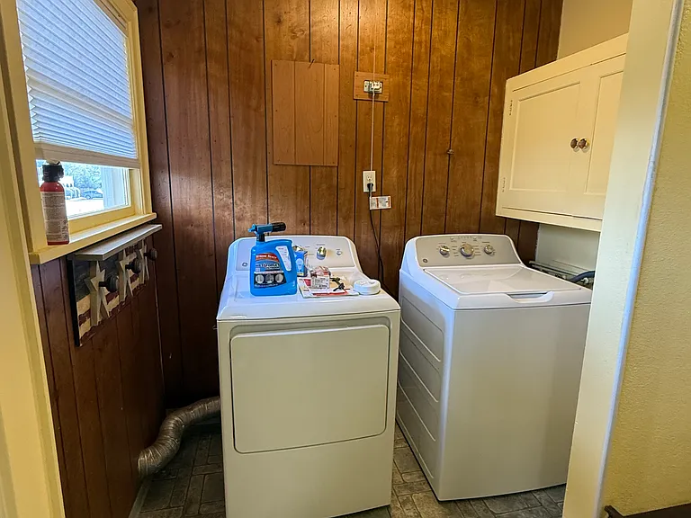 Laundry area by front door