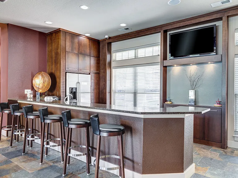 Relax and utilize our bar top space