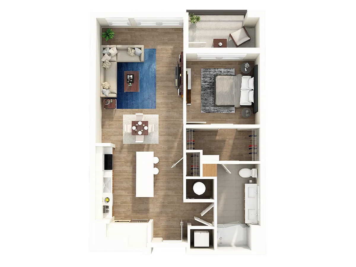 Floor plan The Fans