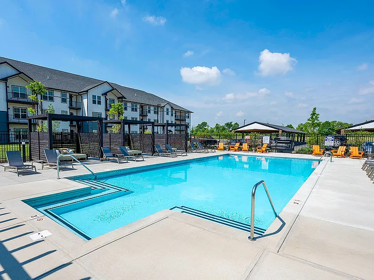 Community Pool on a Sunny Day