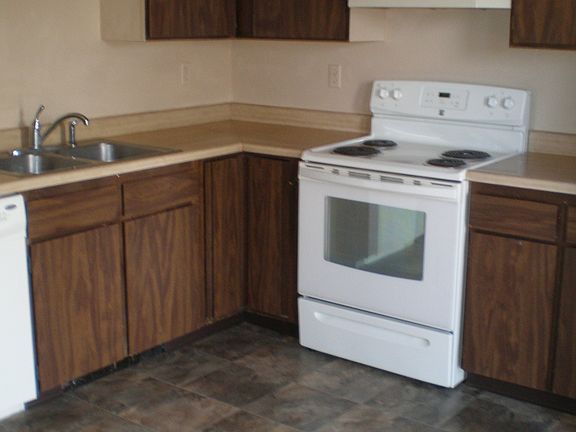 new cabinets, counters, carpeting