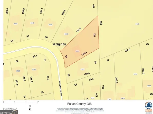 2001 Arlington Cir NW, Atlanta, GA 30318