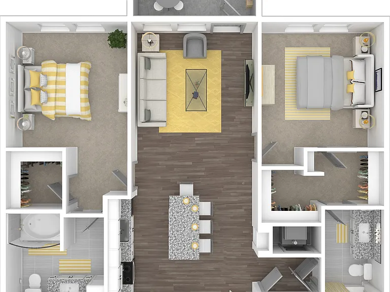The Legendary, 2/2, 1092 SF with balcony/patio The Legendary, 2/2, 1092 SF with balcony/patio