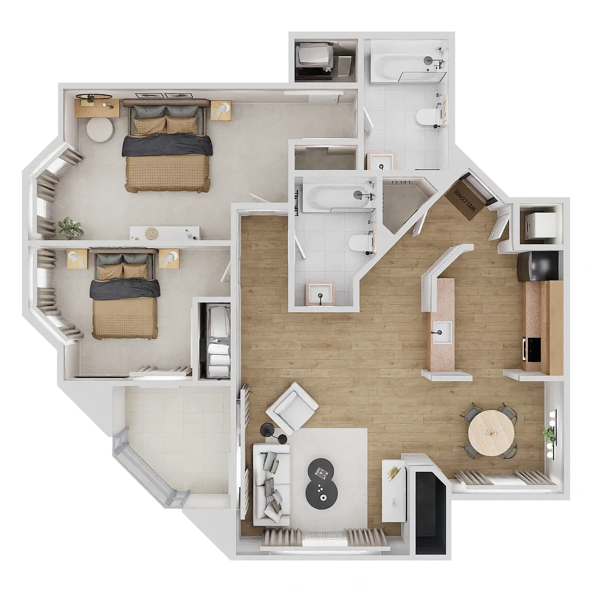 Floor plan B2