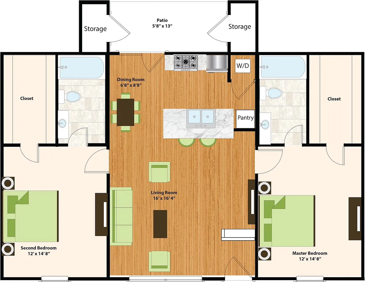 Floor plan C2U