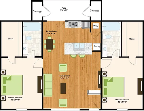 Floor plan C2U