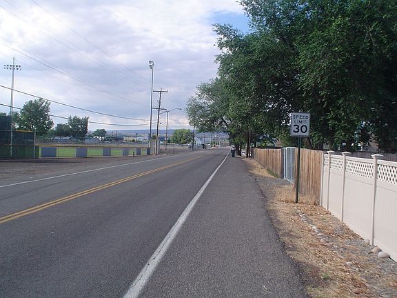 Wal-mart down the road and ball park