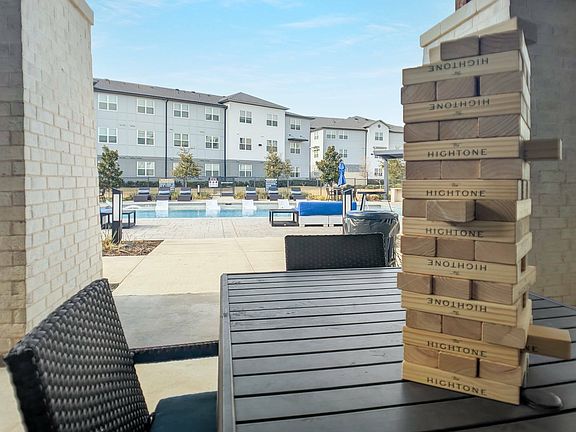 Resort-Style Pool and Patio at The Hightone - Denton, TX