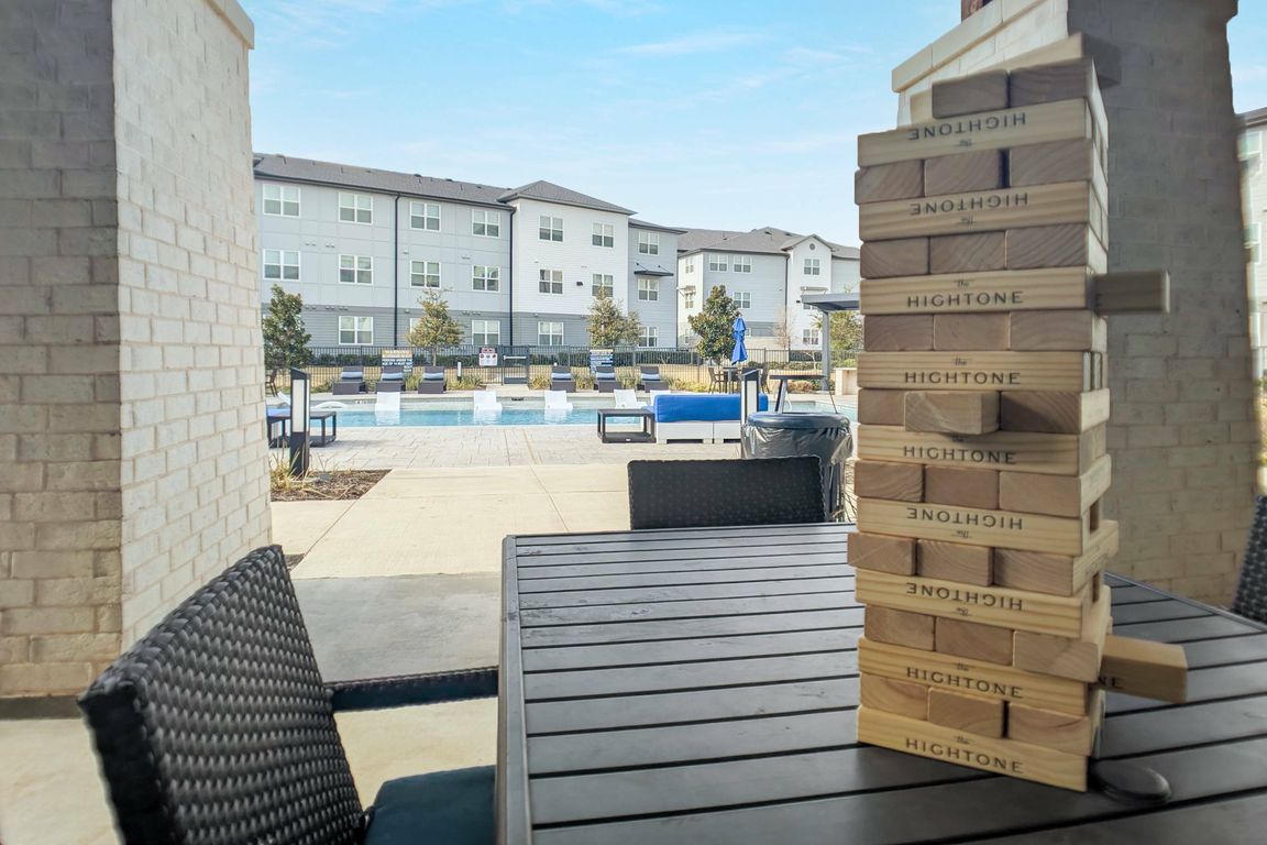 Resort-Style Pool and Patio at The Hightone - Denton, TX