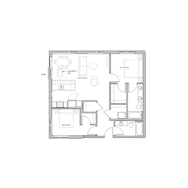 Floor plan 2X2 - D7