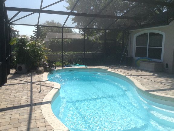 Screened in Pool with Paver 