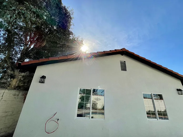Backside of property.