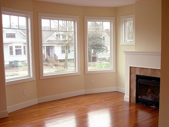 Living room unfurnished