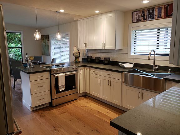 Kitchen view of dining area