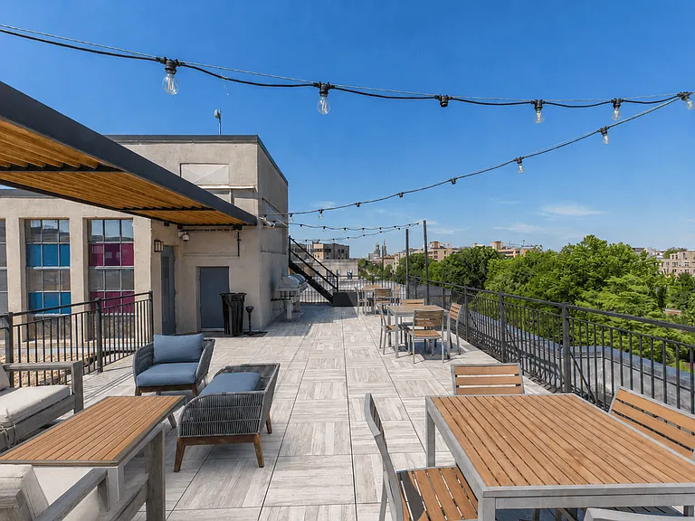 The Diplomat Rooftop with Dining and Lounge Furniture