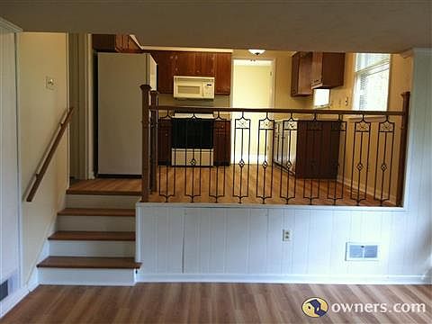 Family Room looking up to Kitchen
