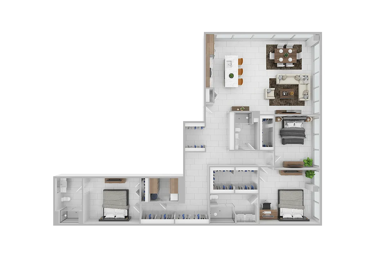 Floor plan D3B