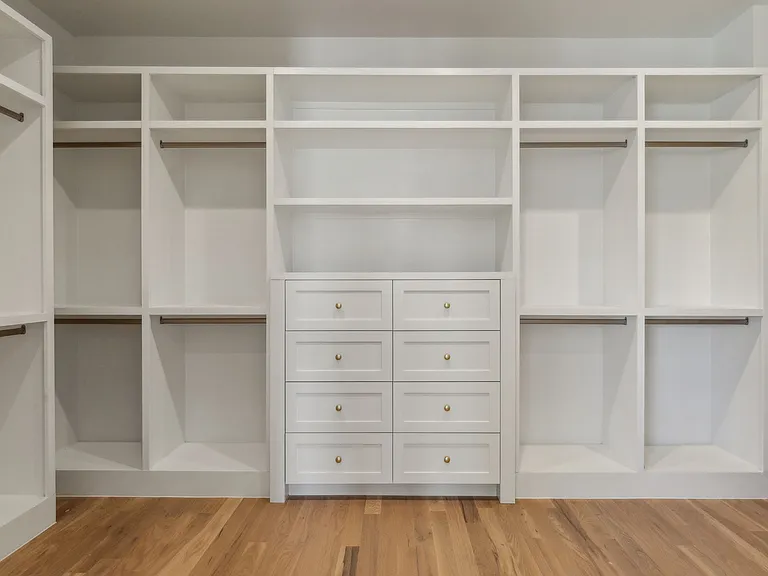 Master walk-in closet