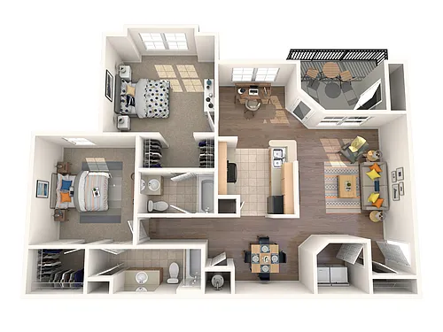 Floor plan 2AX