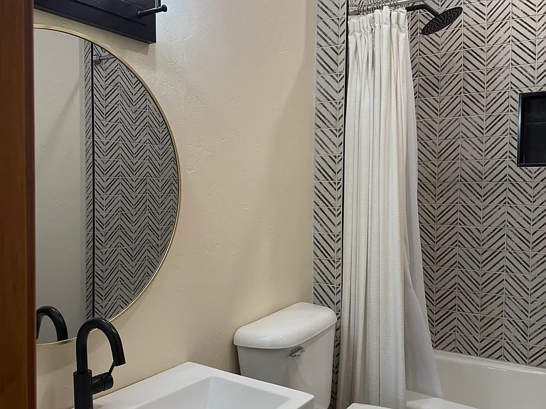Second floor hallway bathroom