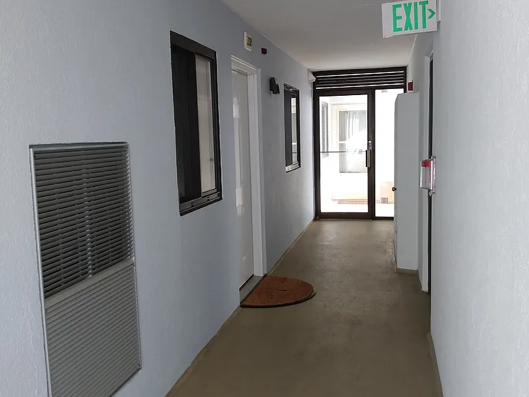 Looking towards the unit