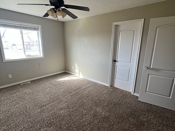 Master with door to bathroom