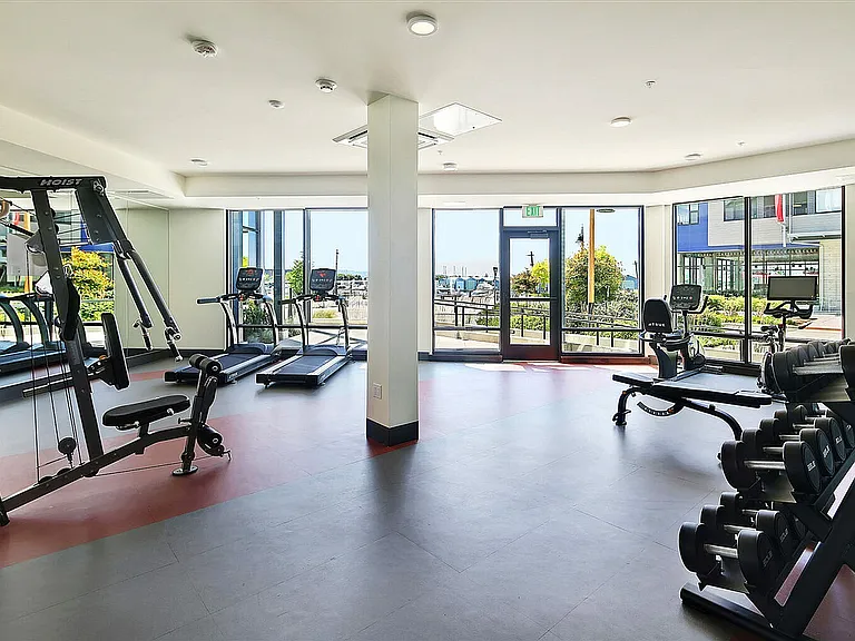Stay fit in style at our state-of-the-art fitness center, complete with panoramic views.
