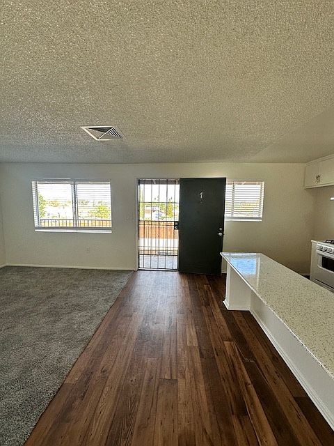 View facing the front door from the bedroom