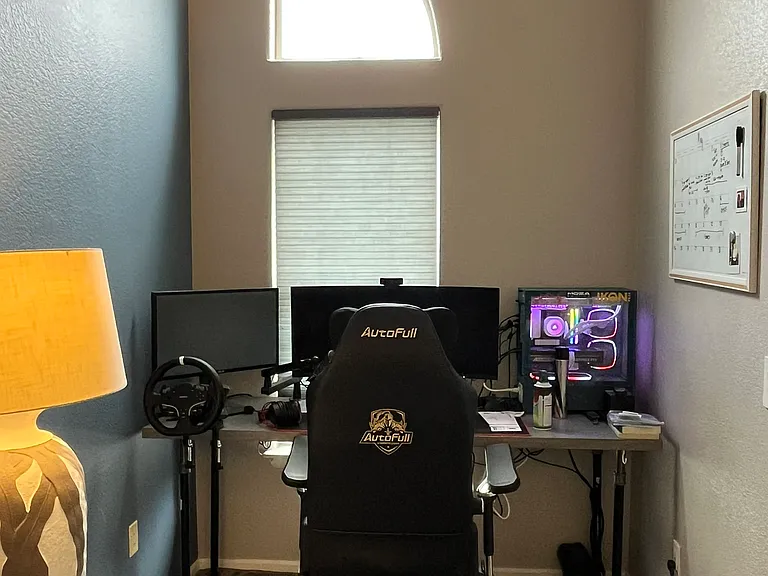 Office/work space off living room