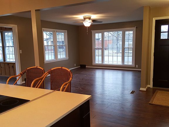 Open floor plan.