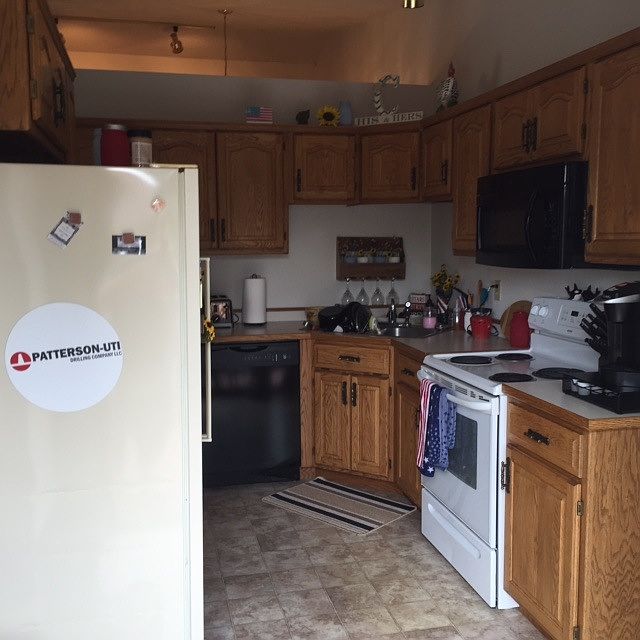 Kitchen with access to balcony