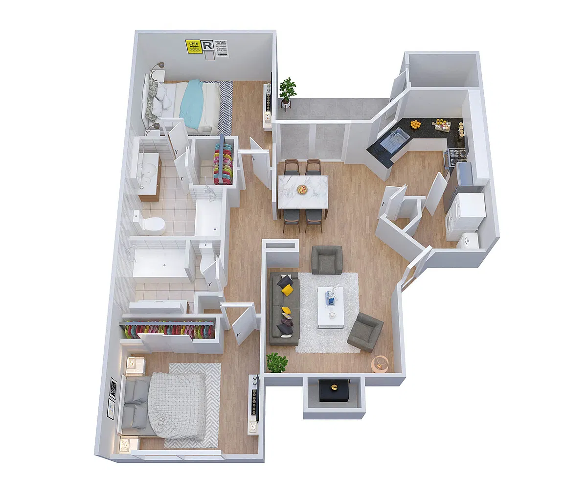 Floor plan B1