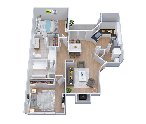 Floor plan B1