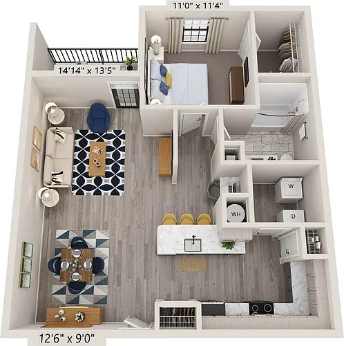 Floor plan Connection Upgraded