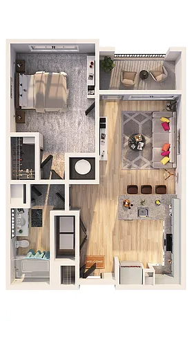 Floor plan A1A