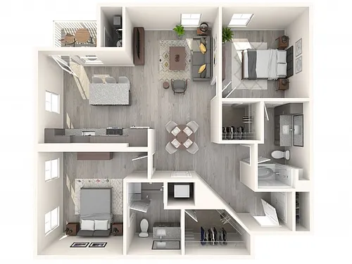 Floor plan Providence (Income Restricted)